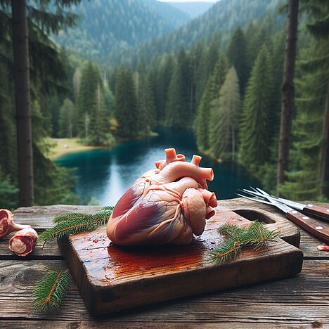 A representation of Chicken heart