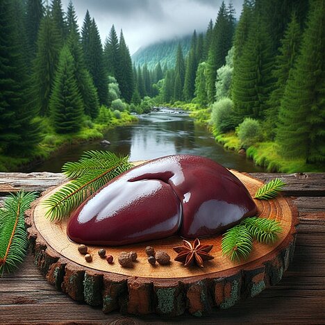 A representation of Rabbit liver
