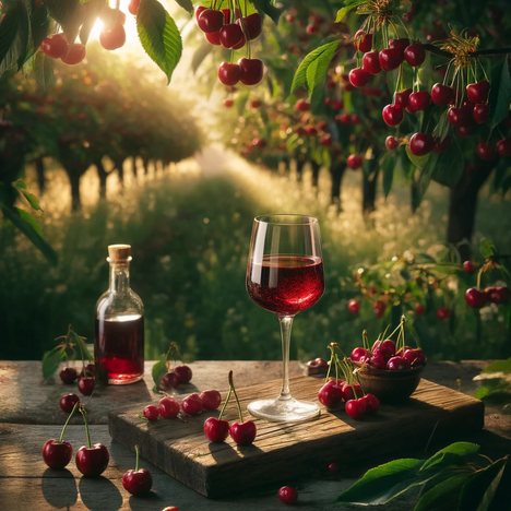 A representation of Cherry wine