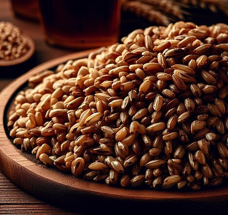 A representation of Roasted barley