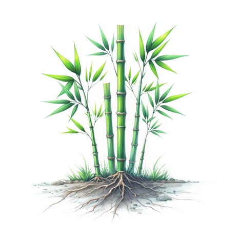 Een weergave van Bamboe